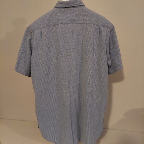 American Eagle Button Down Short Sleeve Shirt Size Large - Picture 2 of 7